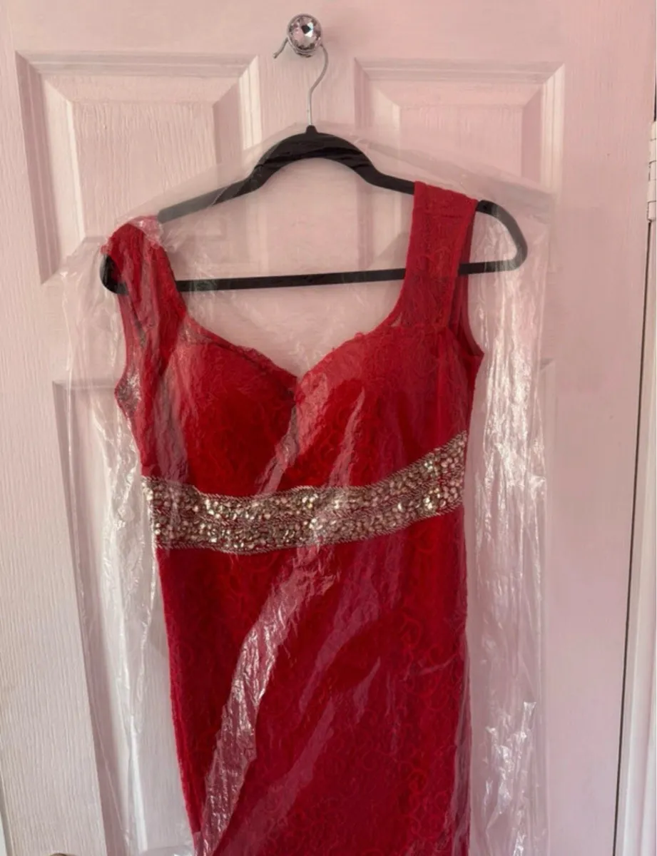 Red Debs / Grads Floor length Dress - Image 2