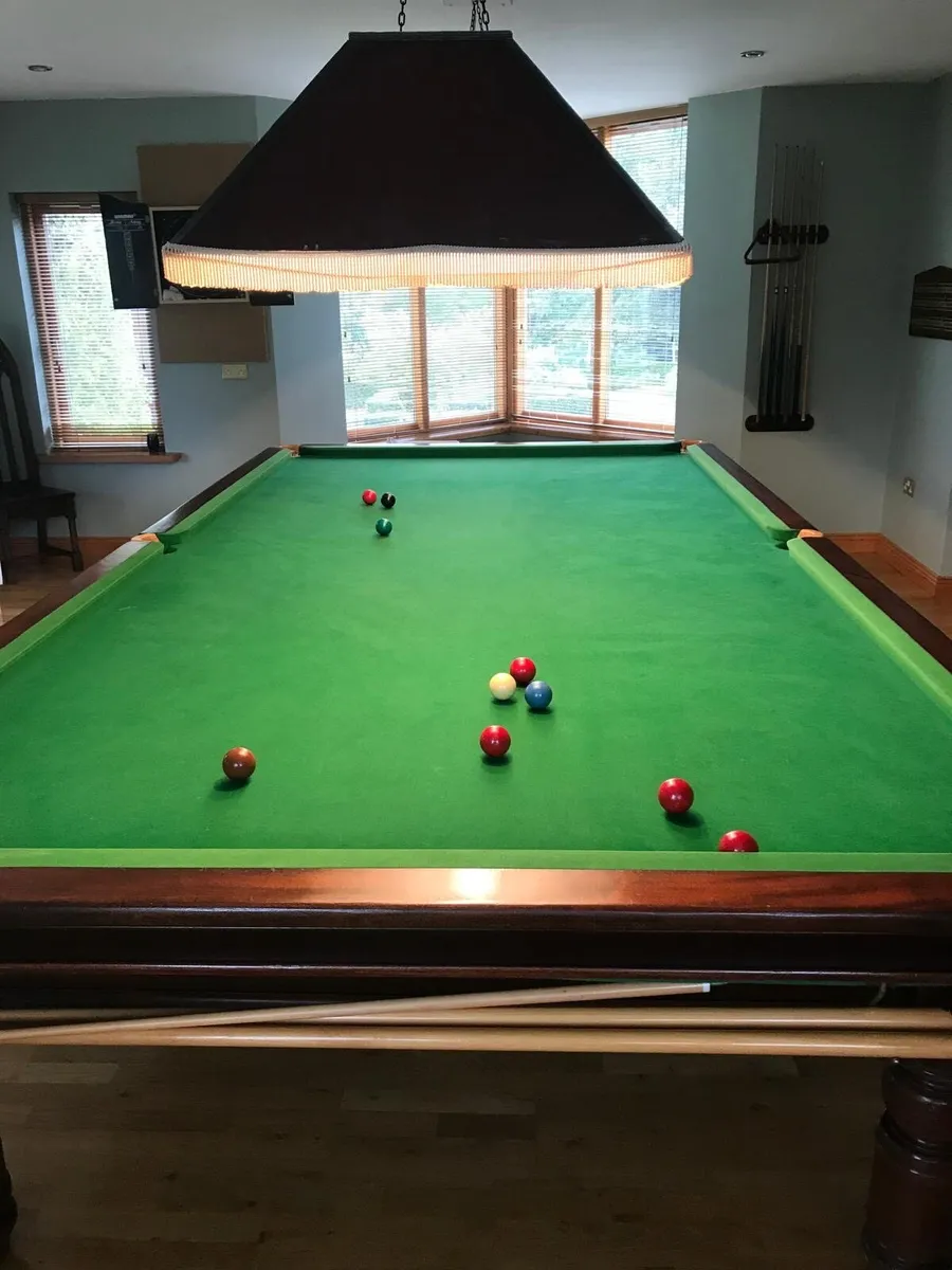 Full slate snooker table - Image 1