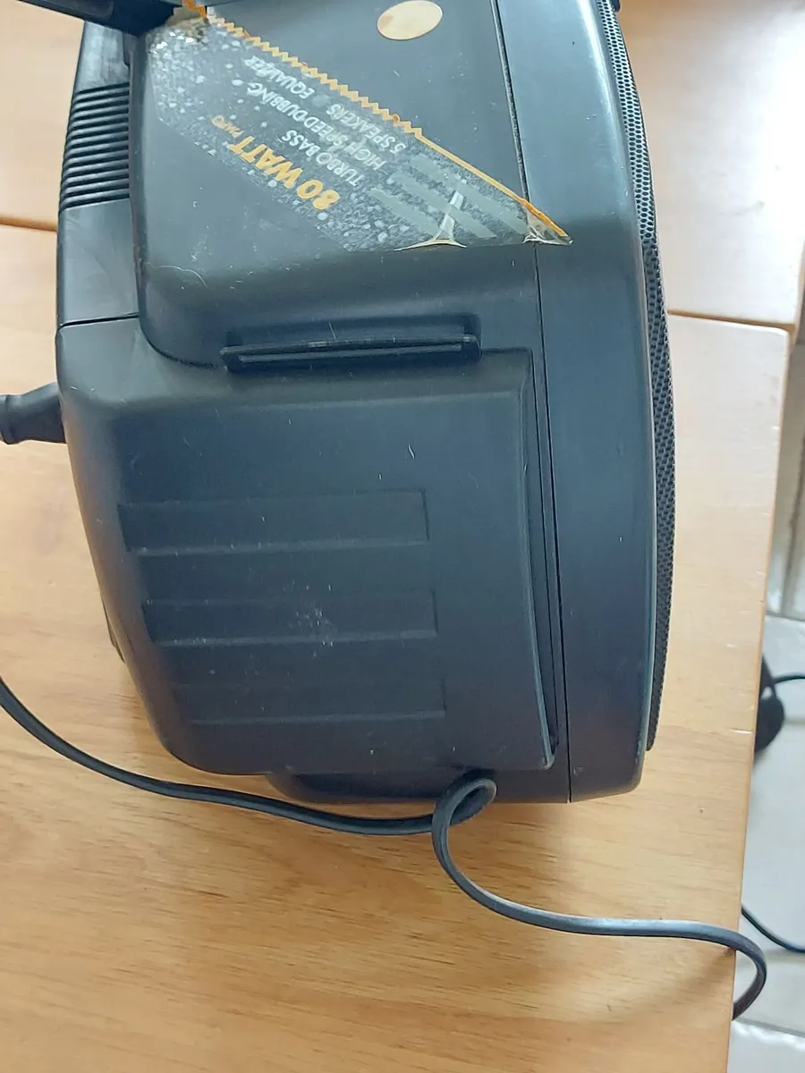 Philips Portable Boombox Music System, Model PZ1 - Image 4