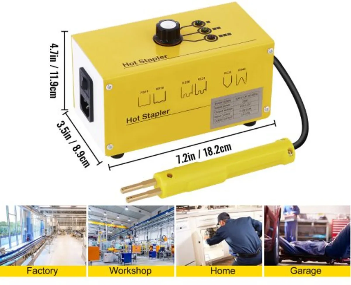 220V plastic welding machine hot staple gun kit - Image 4