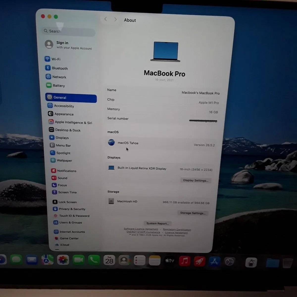 Apple MacBook Pro 16-inch (2021) M1 Pro Chip 16GB - Image 4