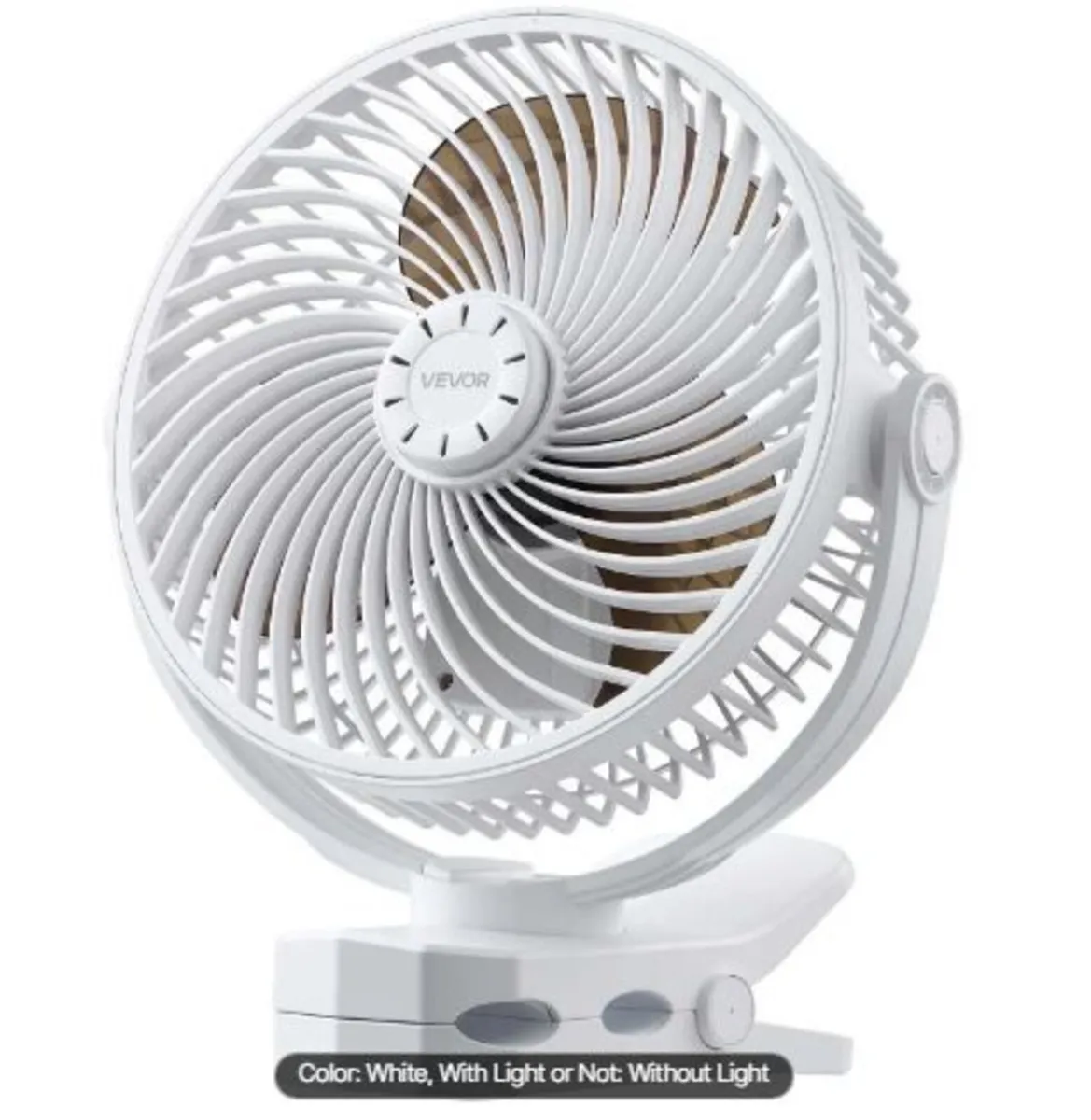 Portable Clip Fan, Rechargeable - Image 4