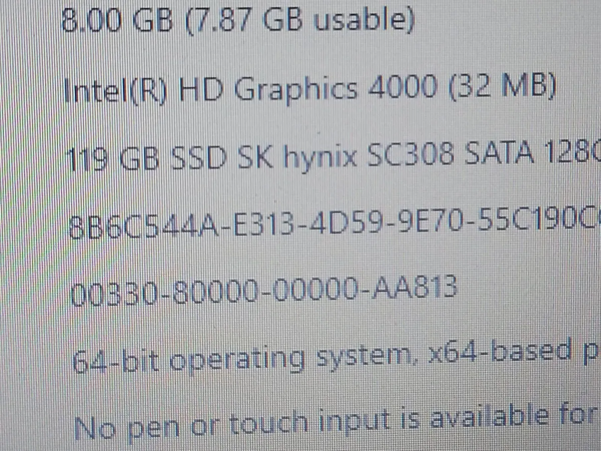 HP Elitebook 8470P Laptop, 8GB Ram, 128GB SSD - Image 3