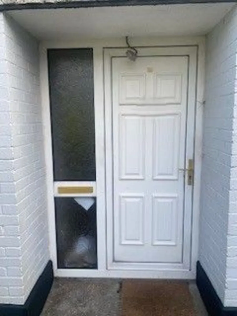 White PVC Front Door - Image 1