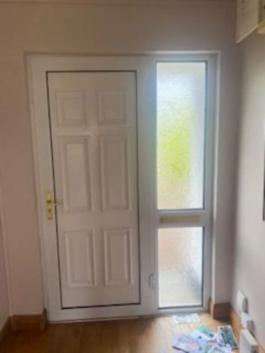 White PVC Front Door - Image 2