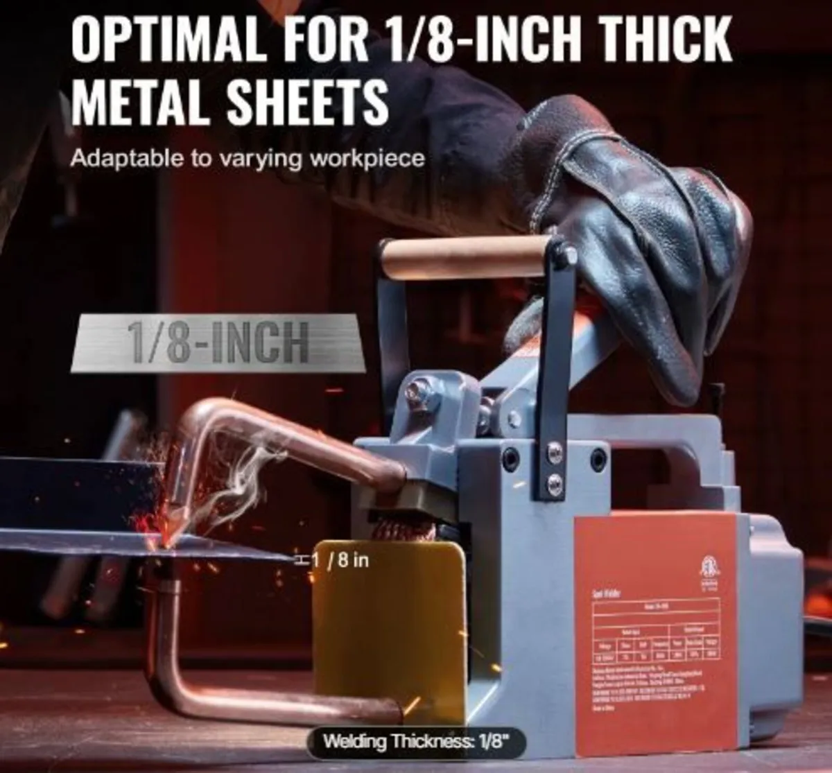 Portable Spot Welder, 1/8-inch Thick Spot - Image 3