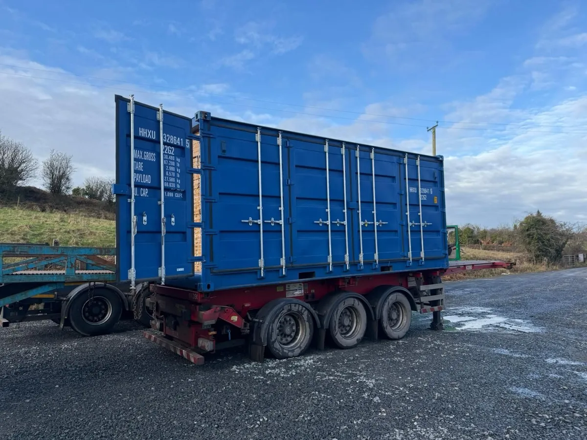20ft One Trip Shipping Container Full Side Open - Image 1