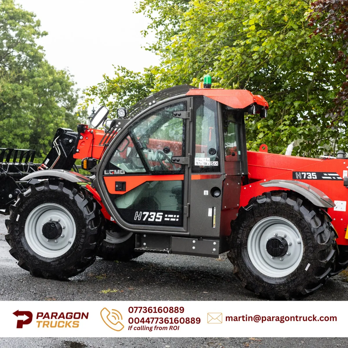 NEW LGMG Telehandler H735 (7M / 3.5T) - Image 2
