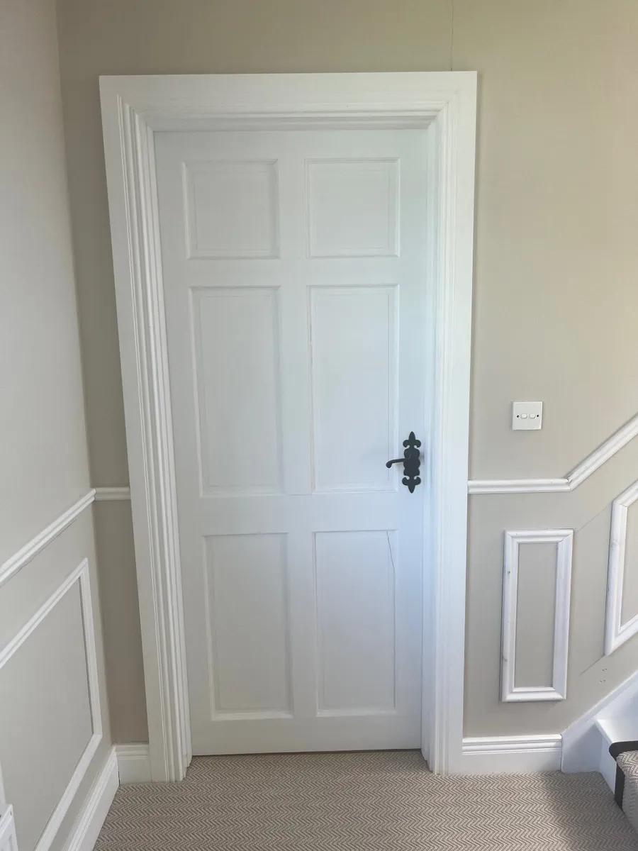 White painted doors - Image 1