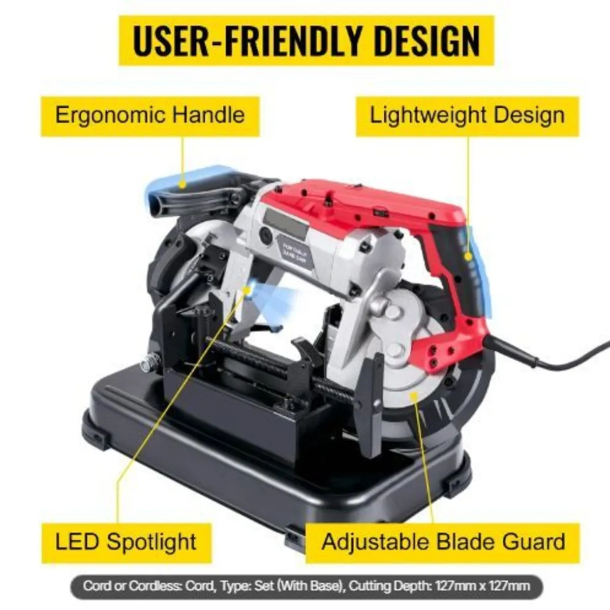 Portable Band Saw, 127 mm x 127 mm Cutting - Image 2