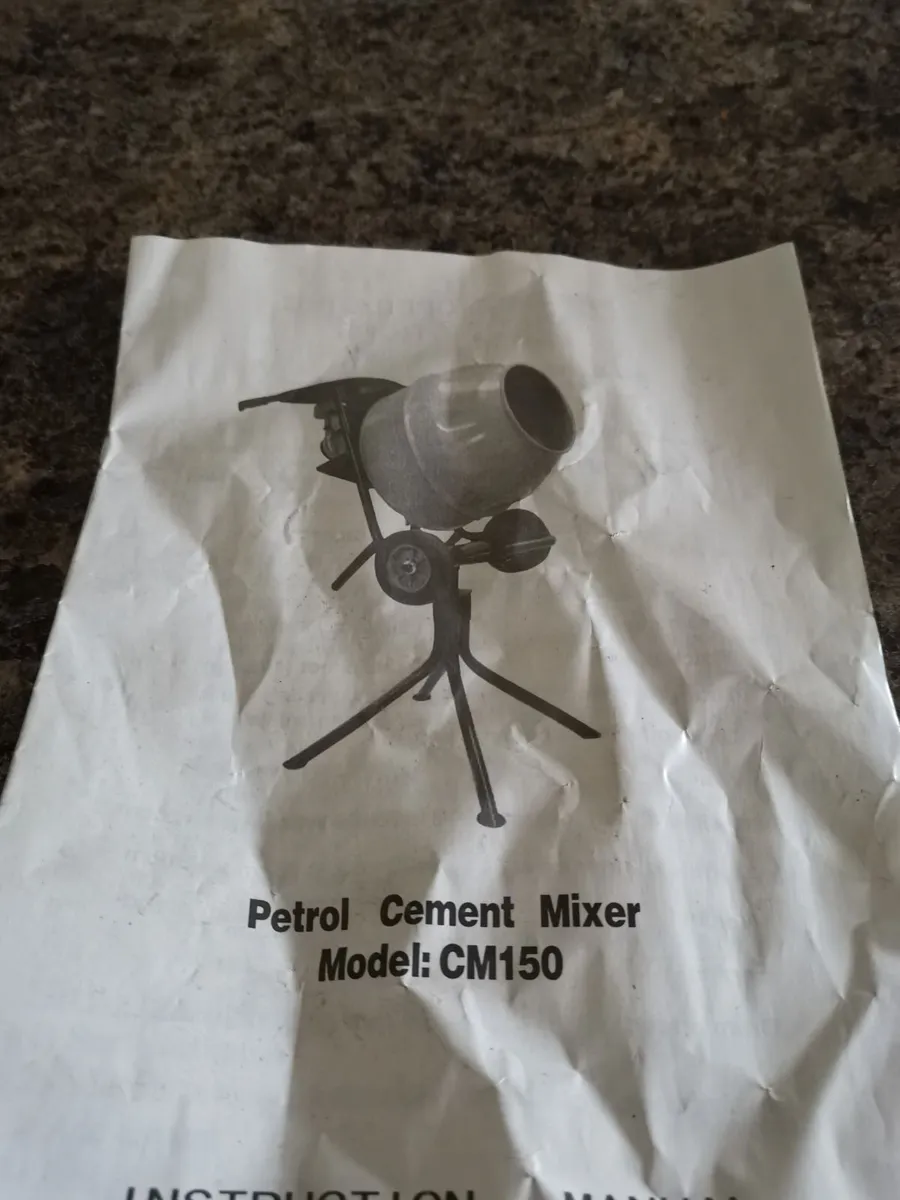 powered by petrol , cement mixer - Image 2
