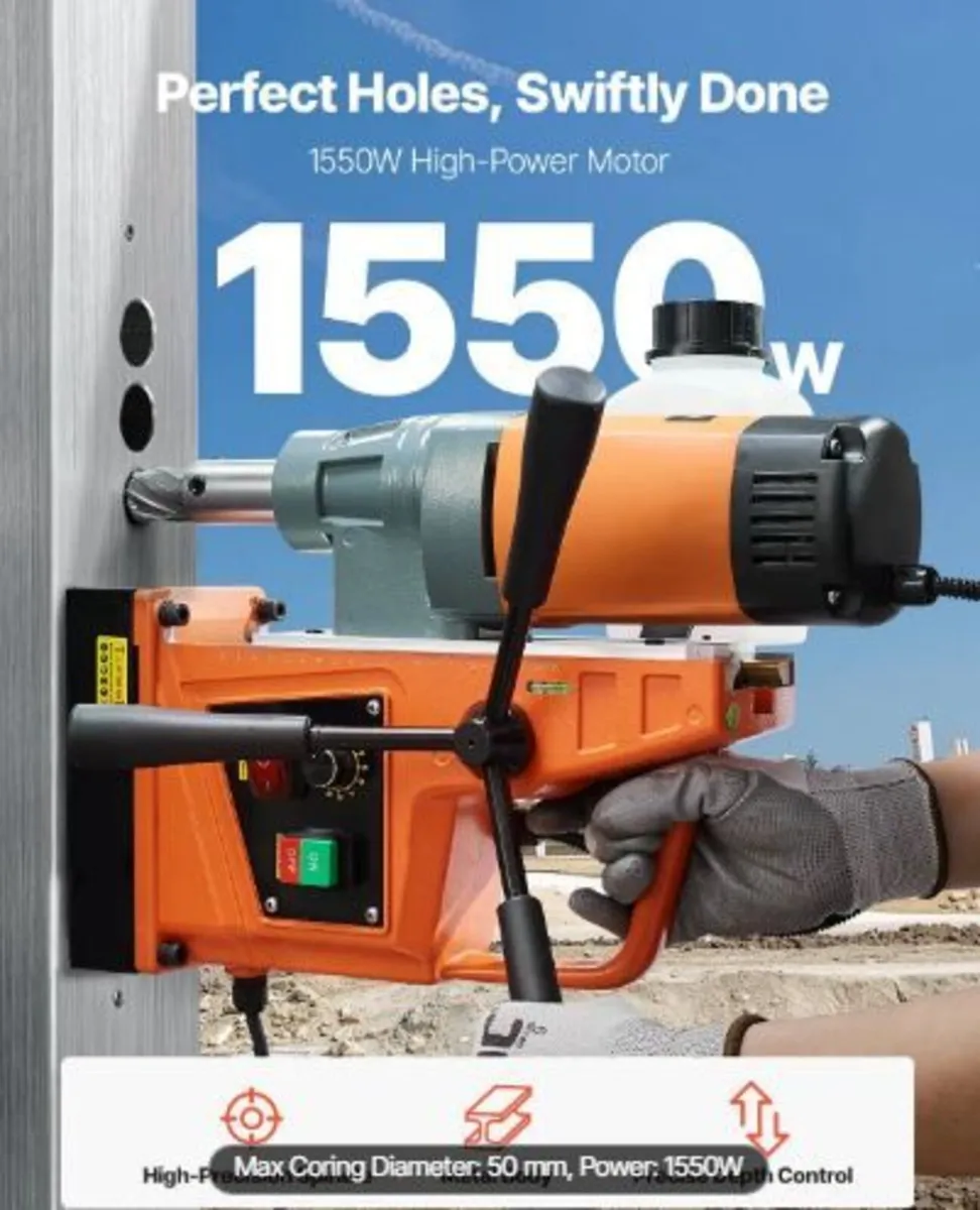 Magnetic Drill, 1550W - Image 3