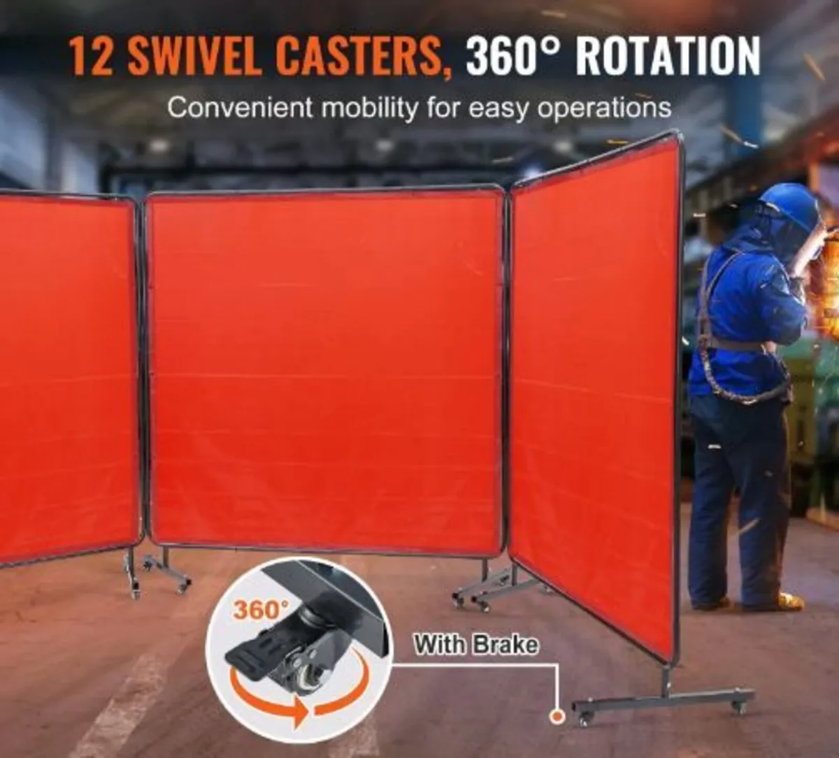 Welding Screen with Frame - Image 3