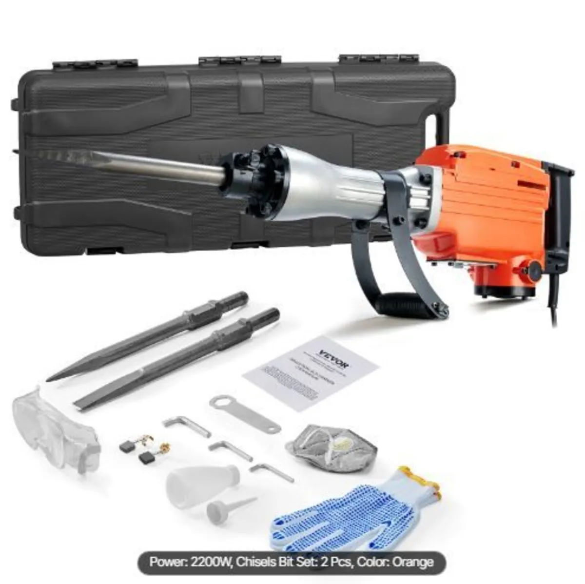 Demolition Jack Hammer Concrete Breaker 2200W - Image 4