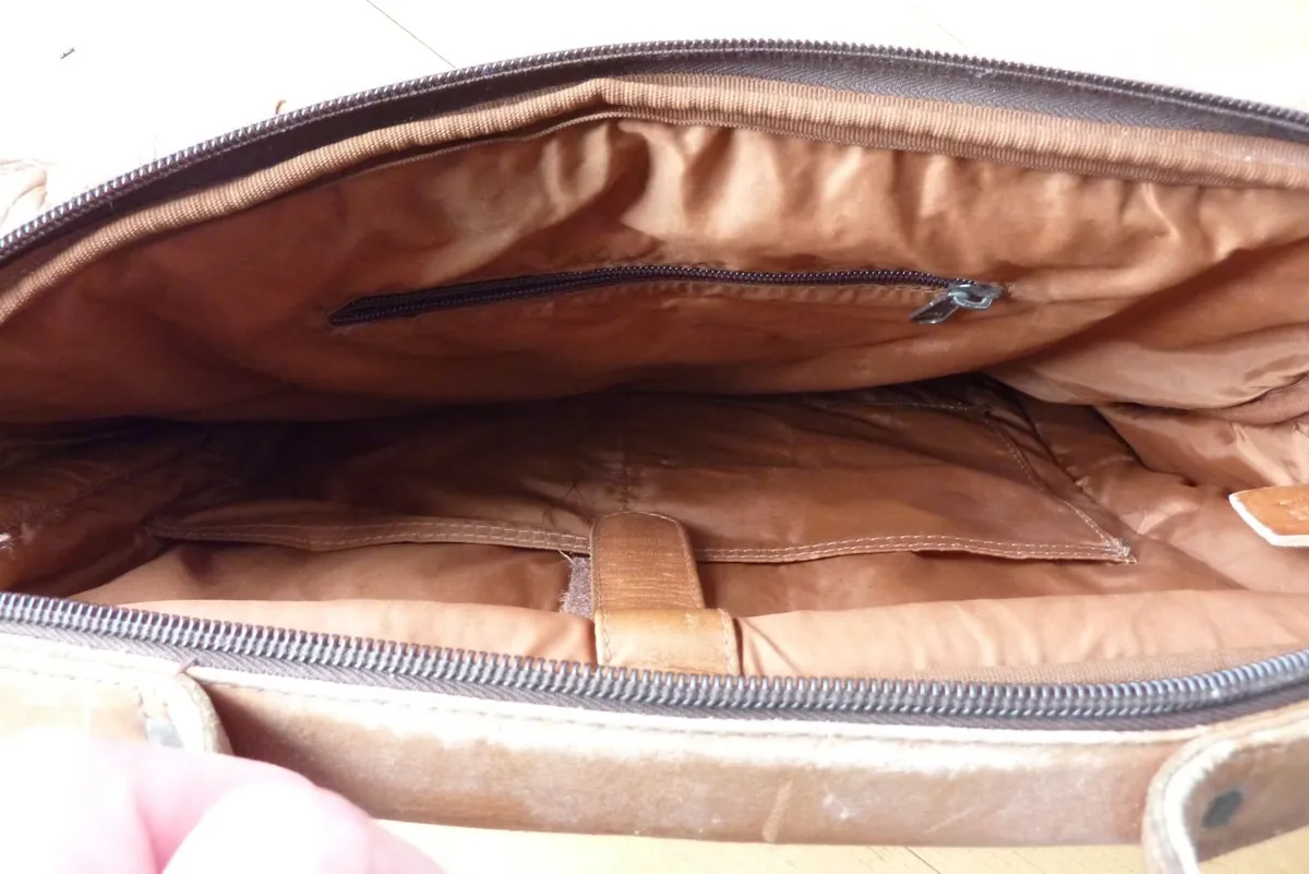 Vintage leather bag - Image 3