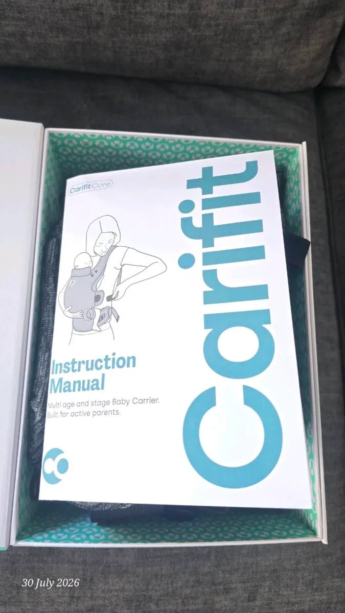 Carifit Core Baby Carrier – Slate Grey - Image 3