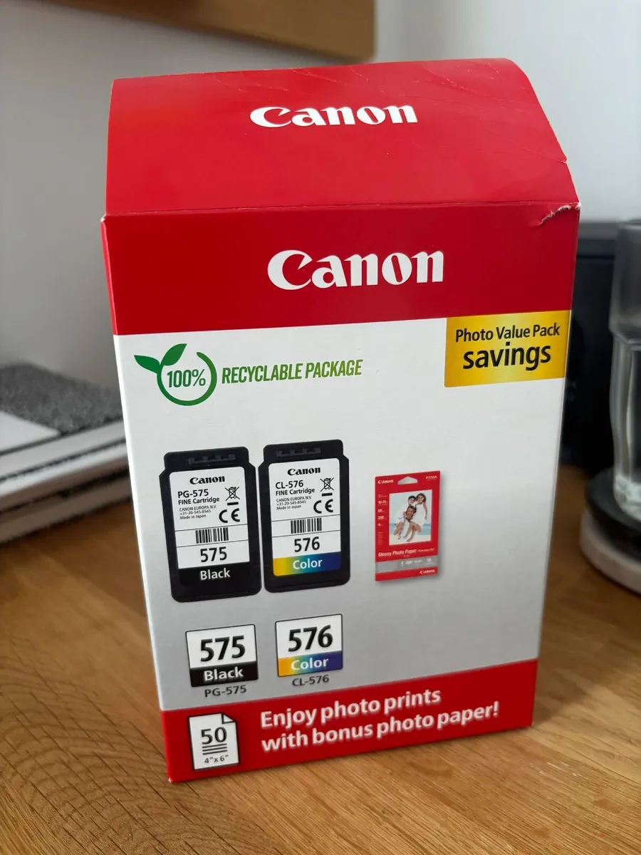 NEW  - Canon PG-575 / CL-576 photo value pack
