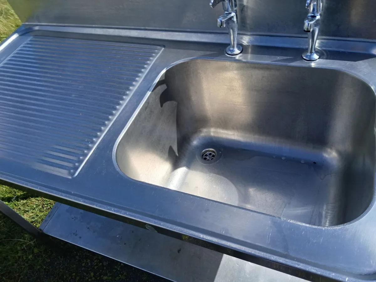 Staneless steel cabbinet sink unit complete - Image 1