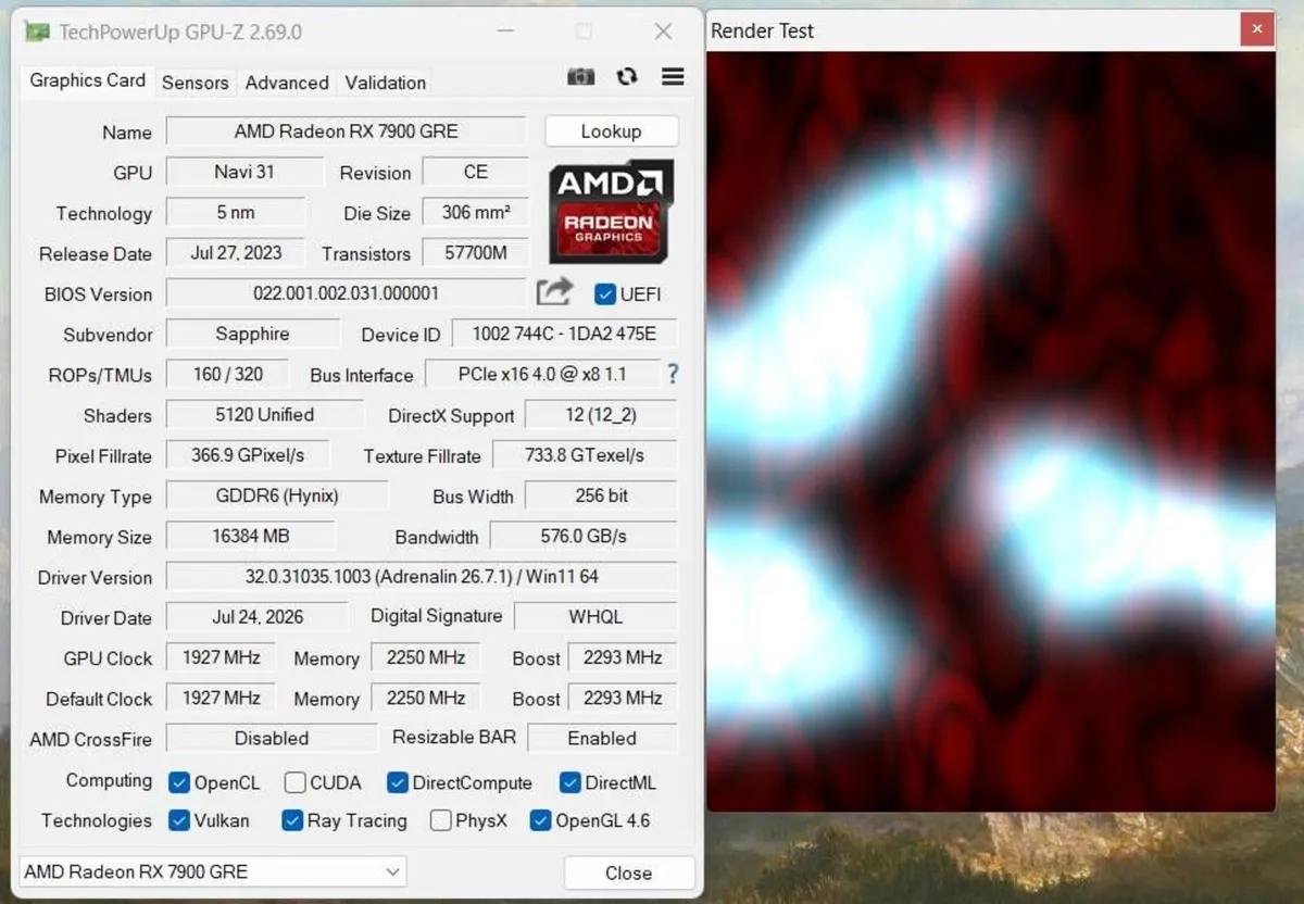 *DESC* SAPPHIRE AMD Radeon™ RX 7900 GRE 16GB GDDR6 - Image 2