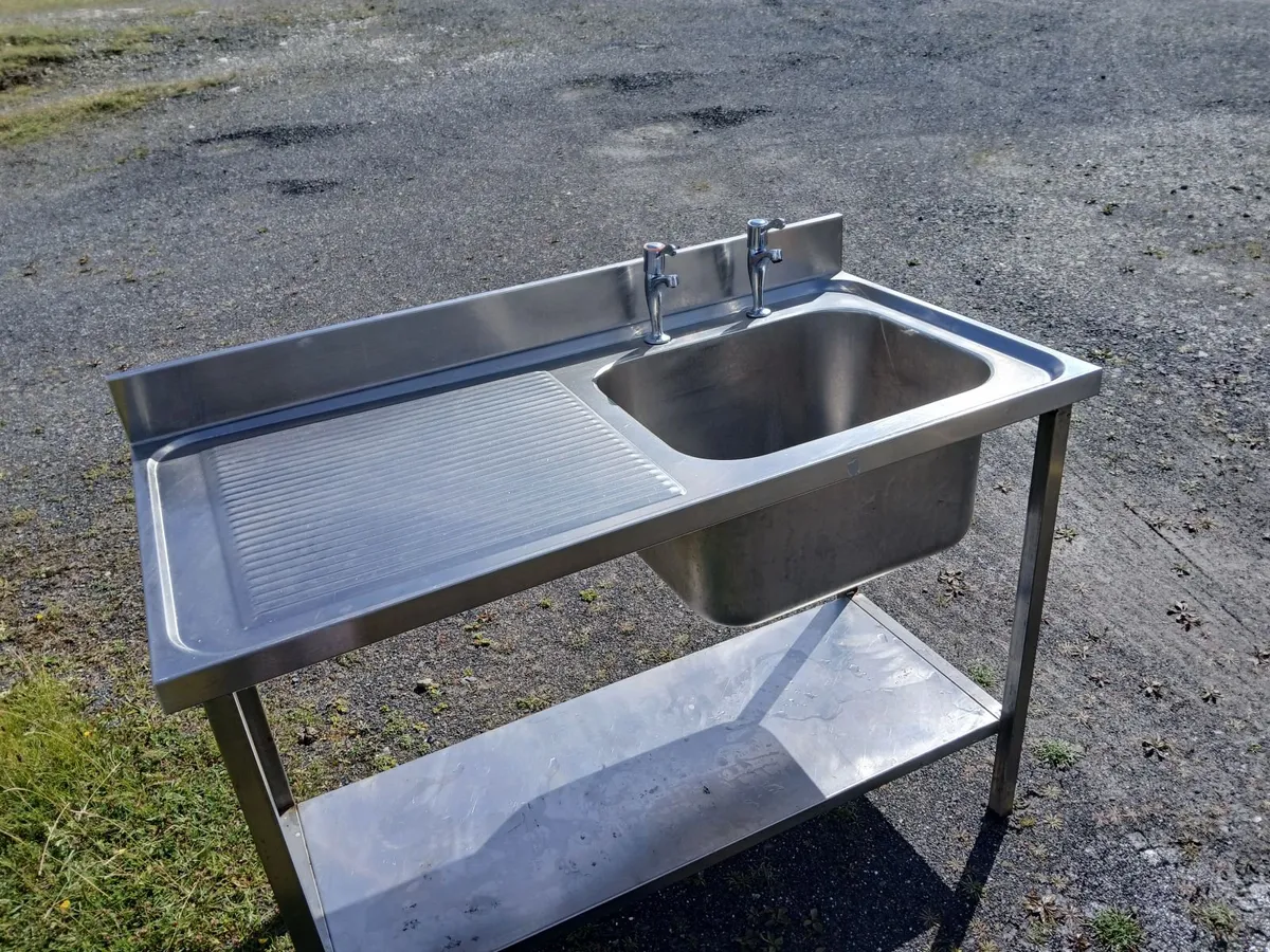 Staneless steel cabbinet sink unit complete - Image 2