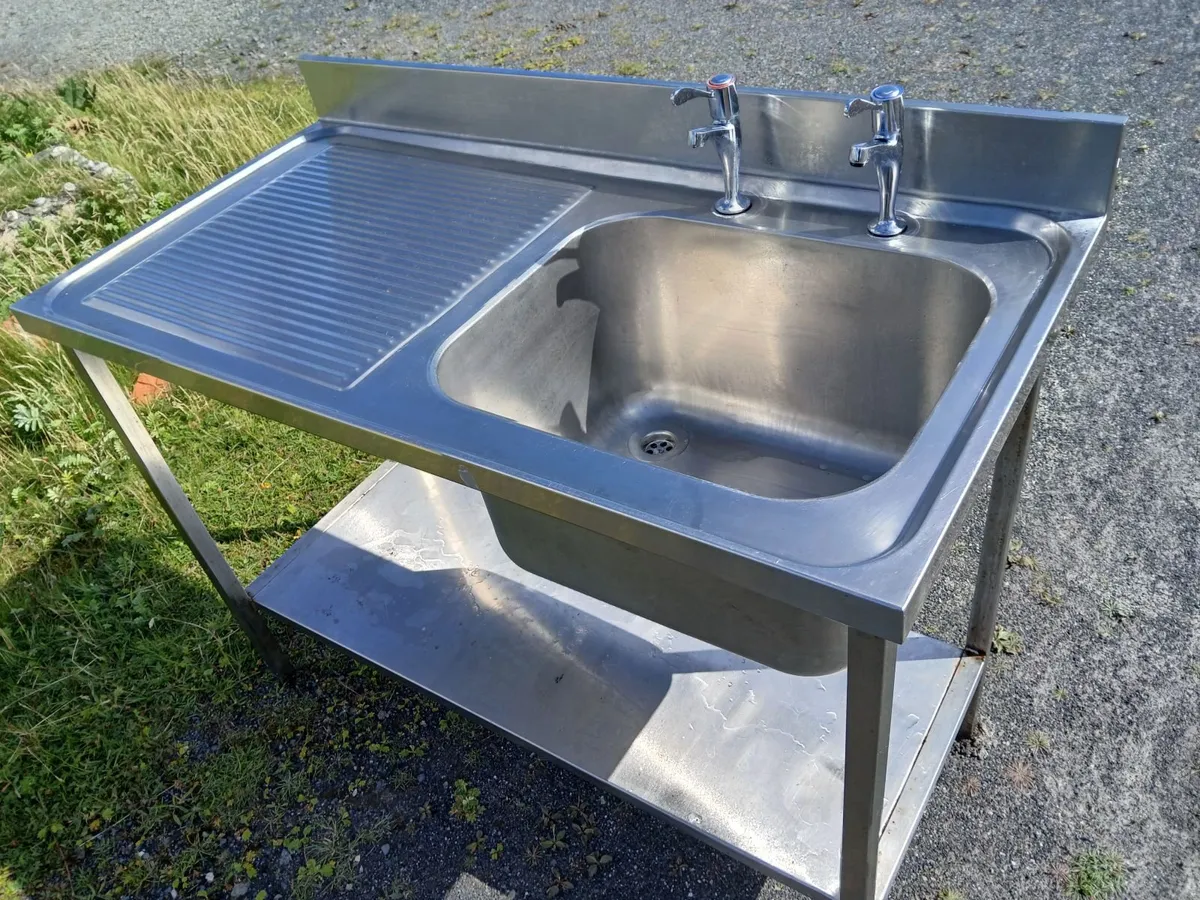 Staneless steel cabbinet sink unit complete - Image 3