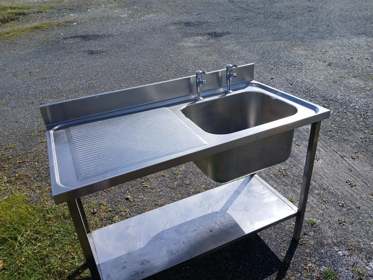 Staneless steel cabbinet sink unit complete - Image 4