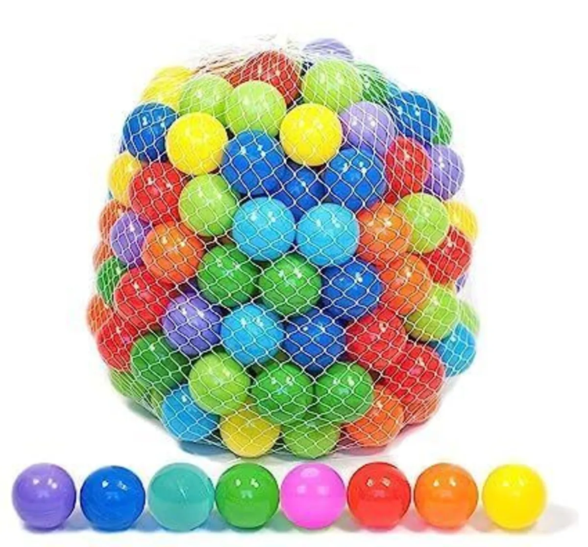Ball Pit Balls 200 Pieces 7cm Plastic Balls - Image 2