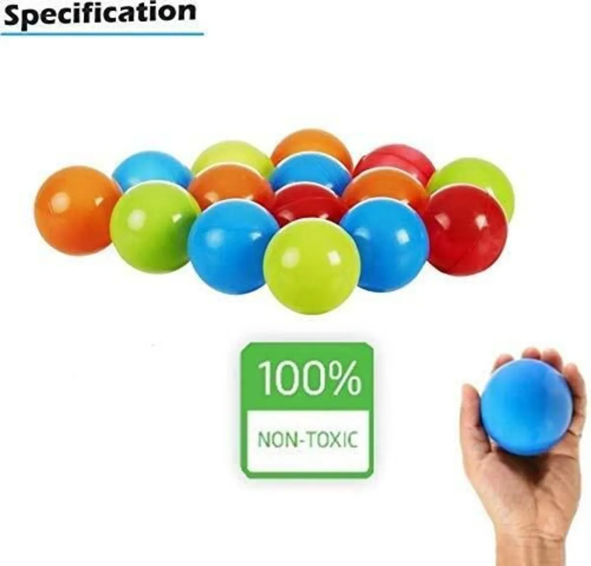 Ball Pit Balls 300 Pieces 7cm Toy Balls - Image 4