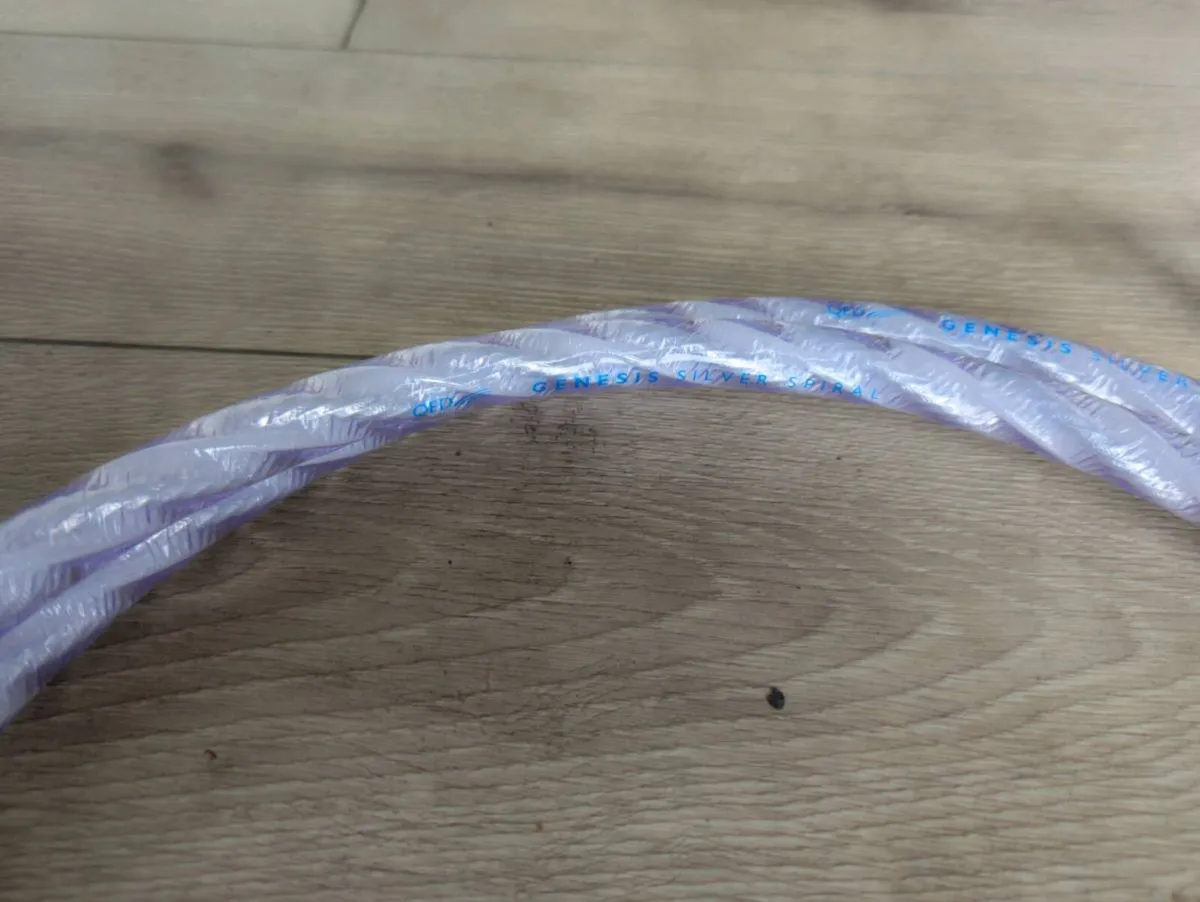 QEQ genesis silver spiral speaker cable - Image 3