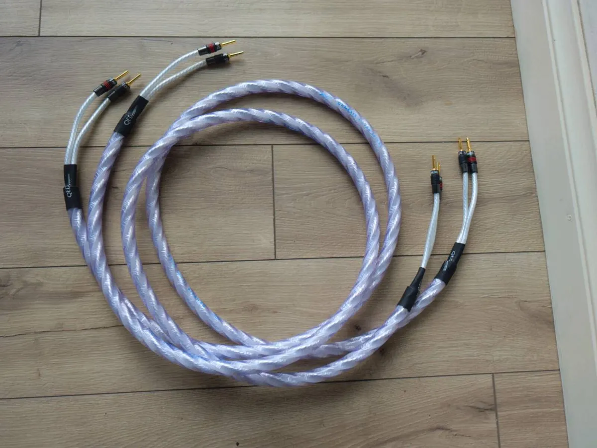 QEQ genesis silver spiral speaker cable - Image 2