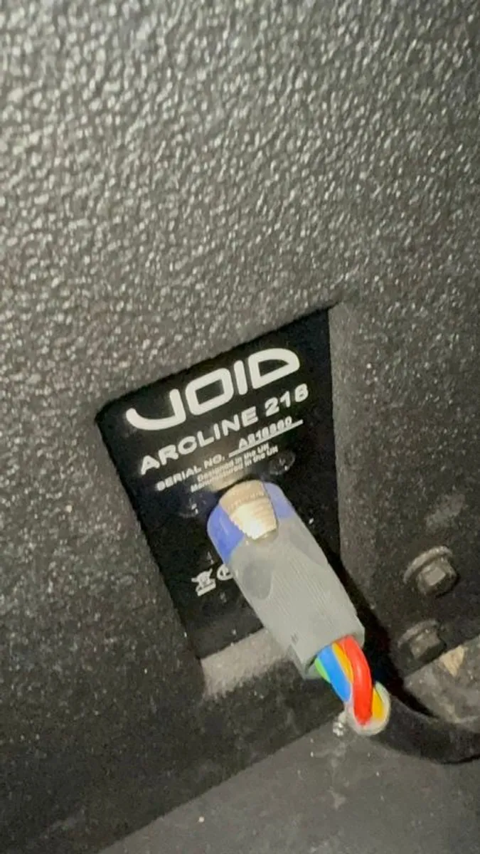 Void Acoustics PA System Bias Q5, Arcline 218 & 2 x ArcM 15 - Image 1