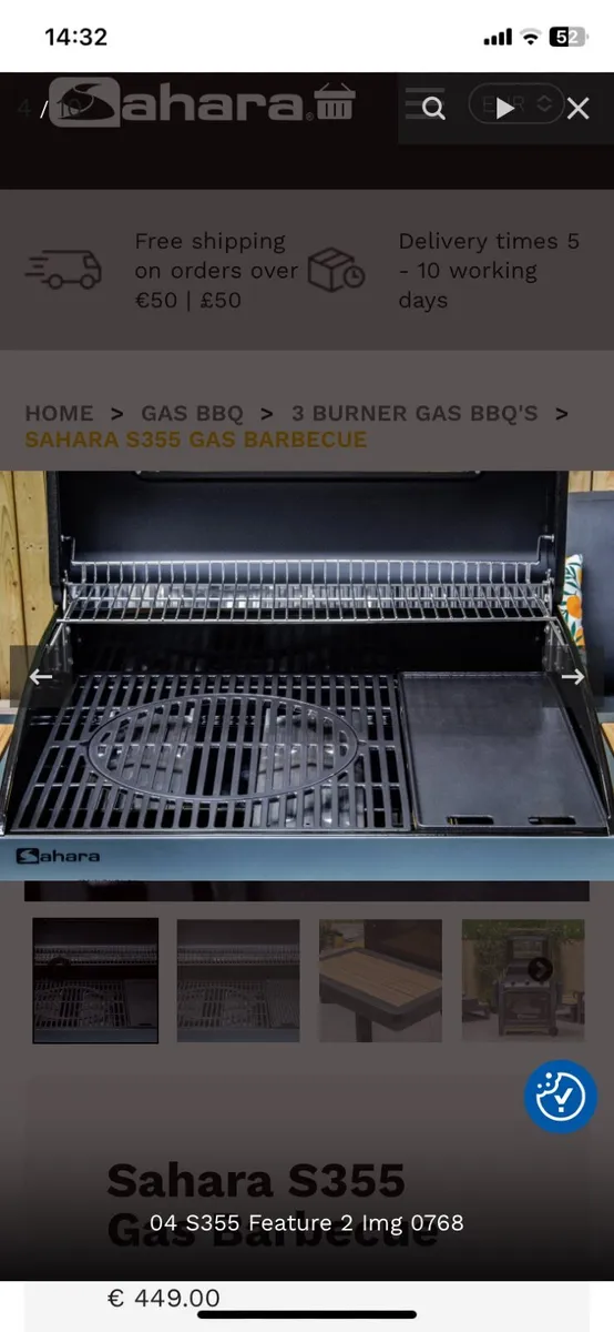 Sahara BBQ and pizza-gas 3 burner - Image 2