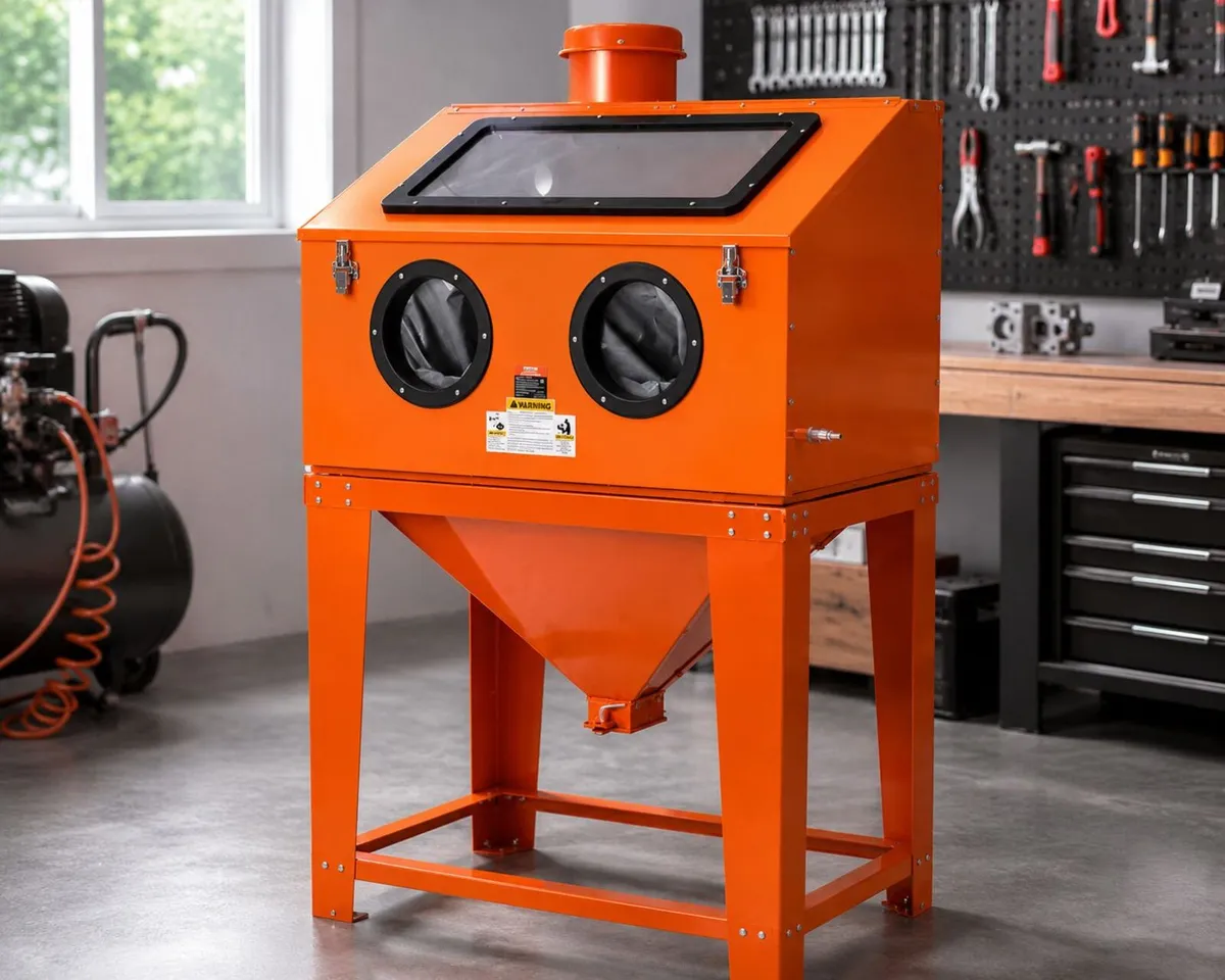 341L Sandblasting Cabinet with Dust Extraction - Image 1