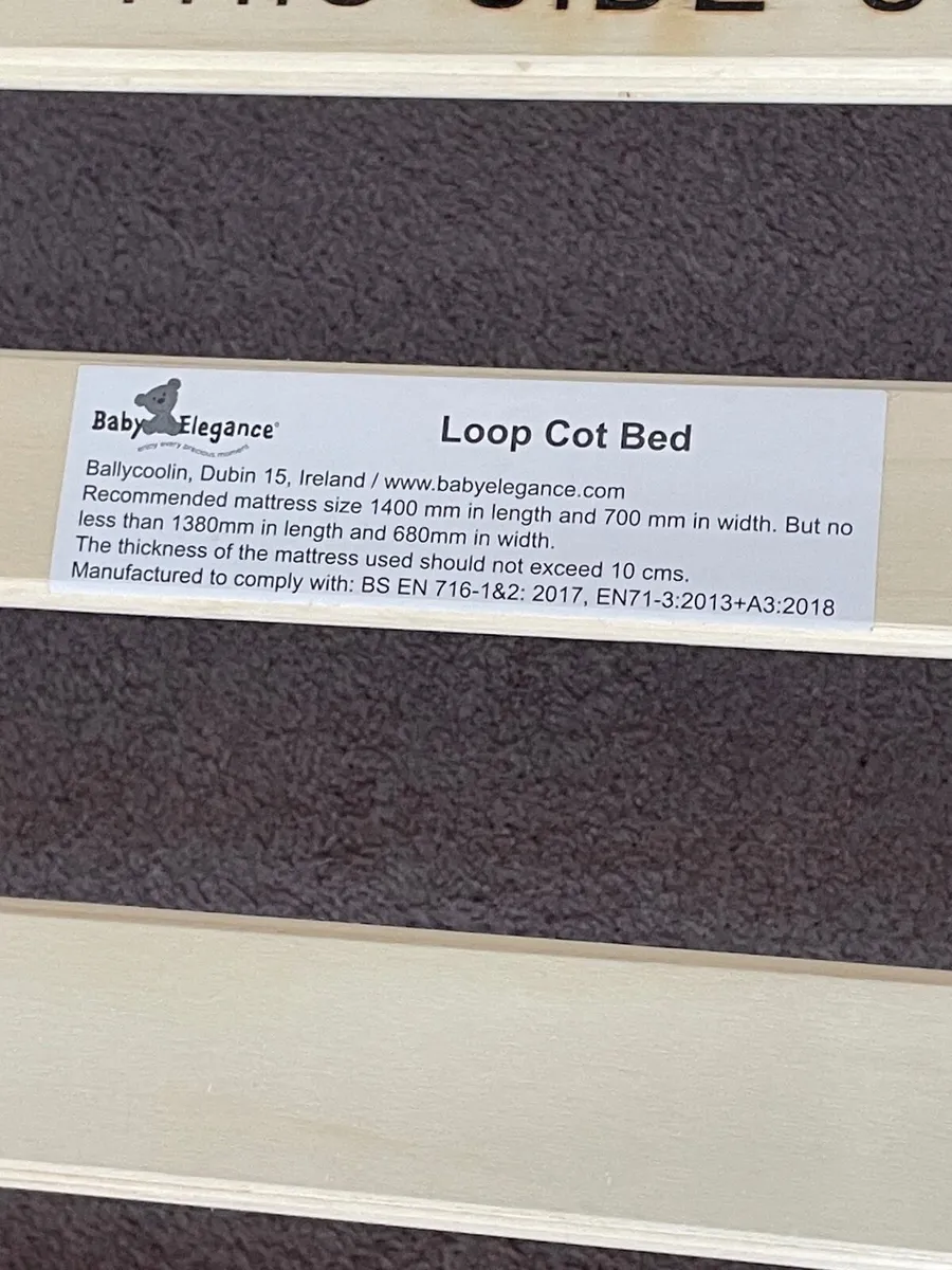 Baby Elegance Cot bed - Image 4