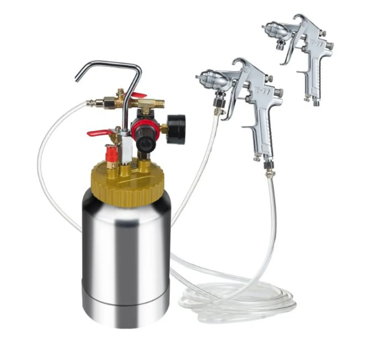 2L/0.5gal Portable Spray Paint Pressure Pot Tank - Image 1
