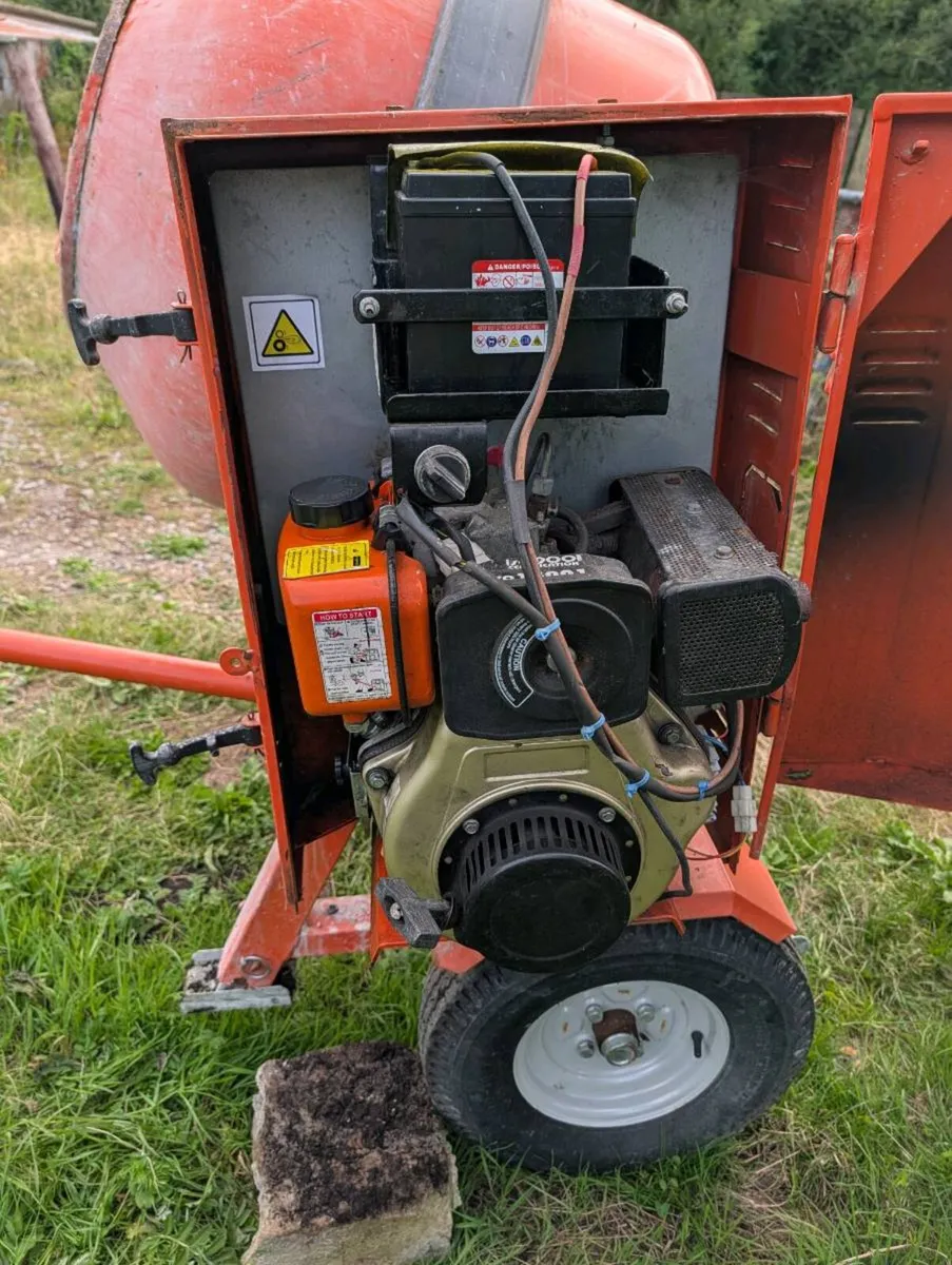 Fast Road Towable 360L Concrete Mixer - Image 4