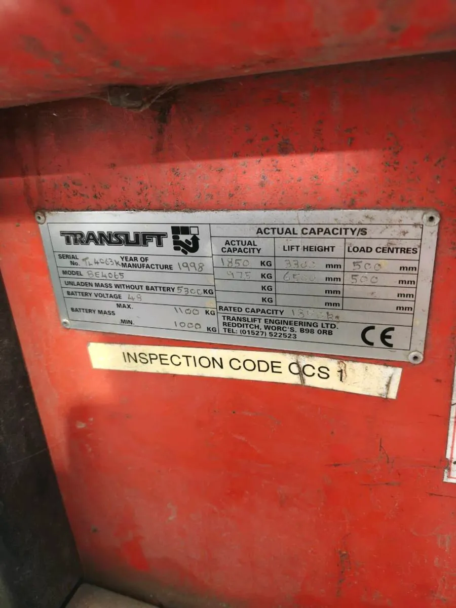 Translift Bendi B40 Articulated Electric Forklift - Image 2