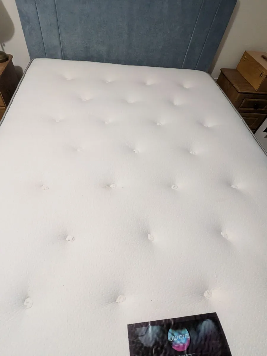 King Size Bed and Mattress - Image 2