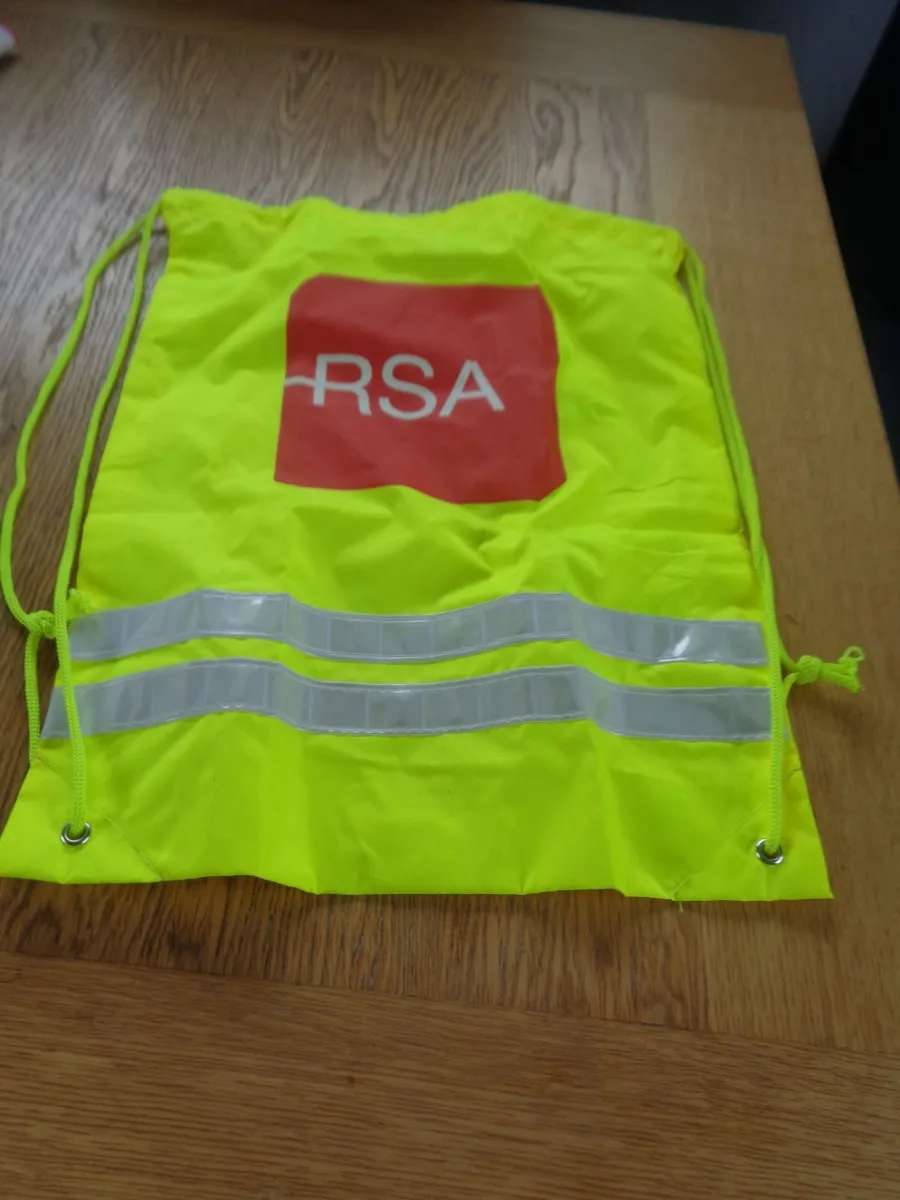 Hi Vis Tote Back Packs x 2 for Sale - Image 1