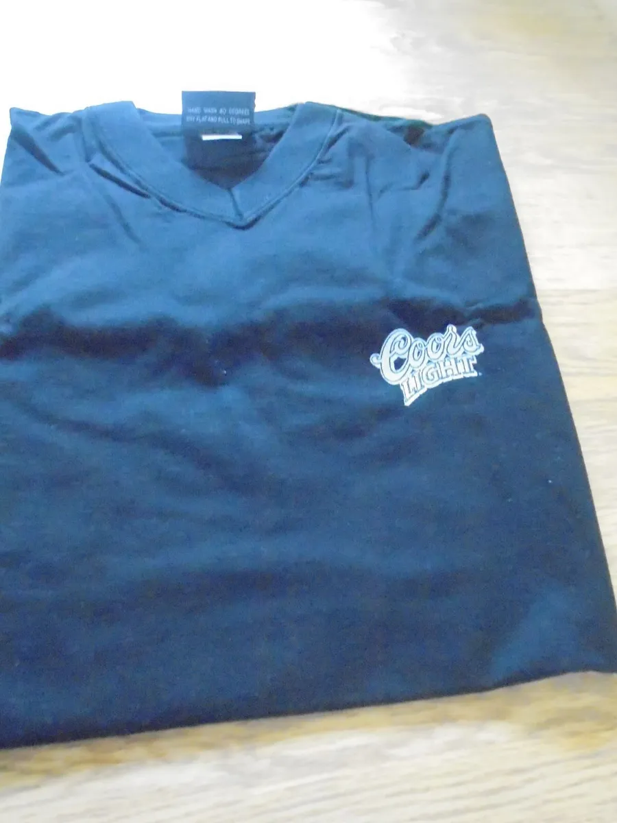 Coors Light V-Neck T- Shirt for sale - Image 1