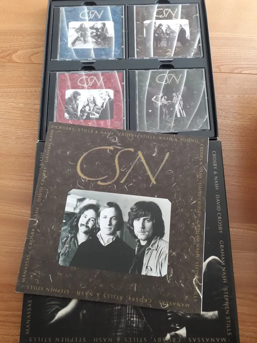 5 x CD Box Sets CSN Allman Bros Doobie Bros L.Feat - Image 1