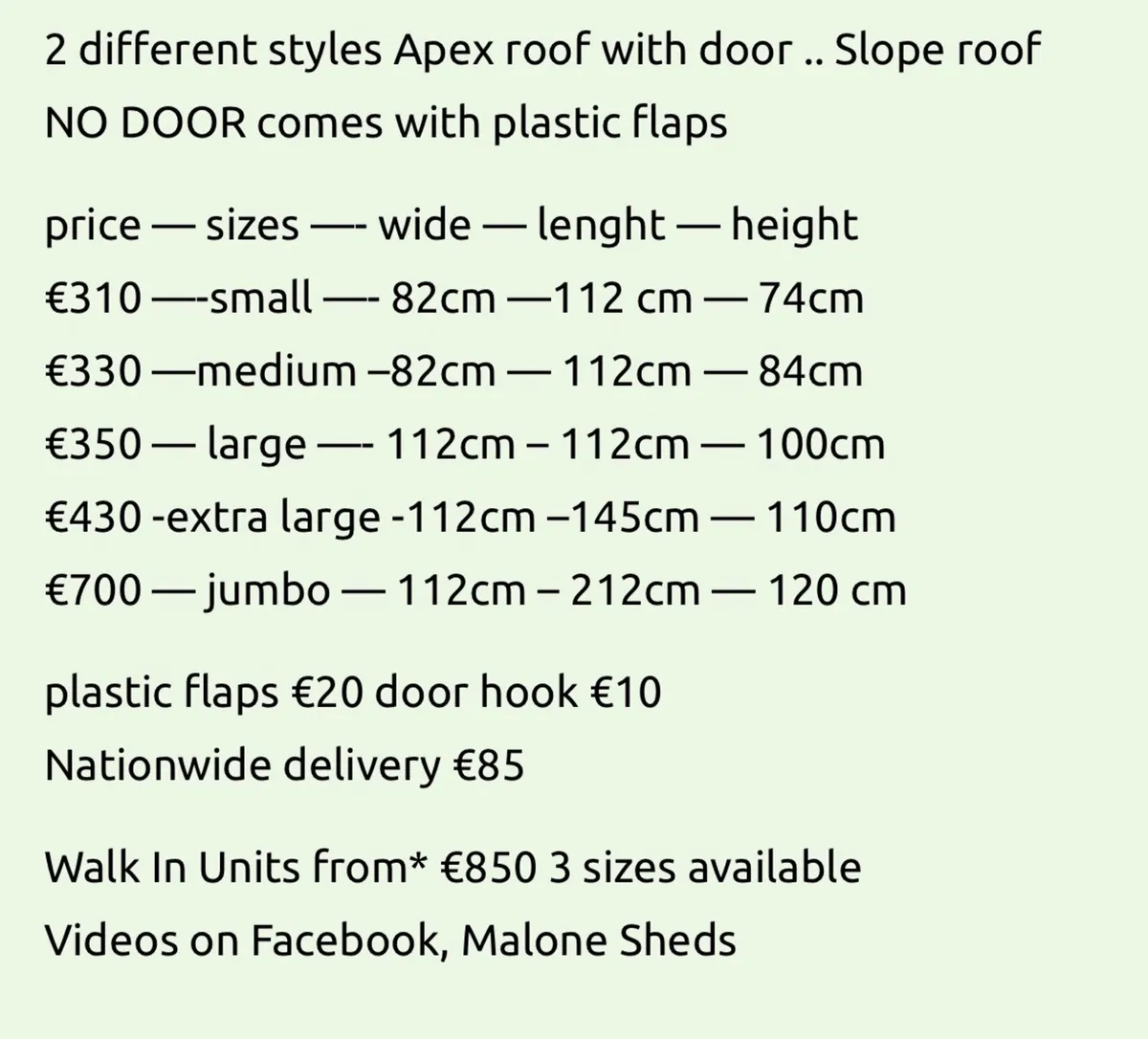 Metal insulated kennels and pens - Image 2