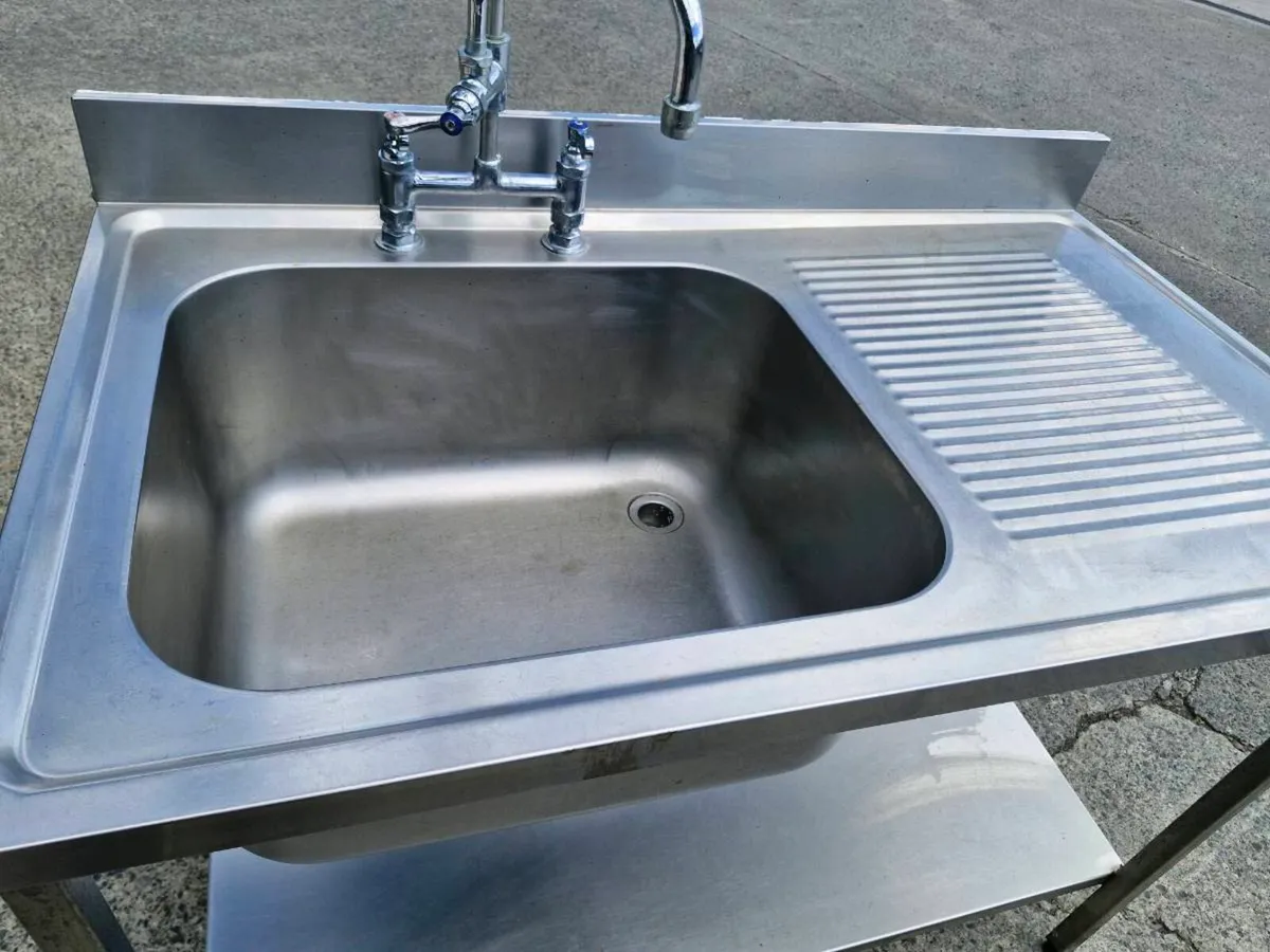 Stainless Steel Sink with Hose Tap - Image 2