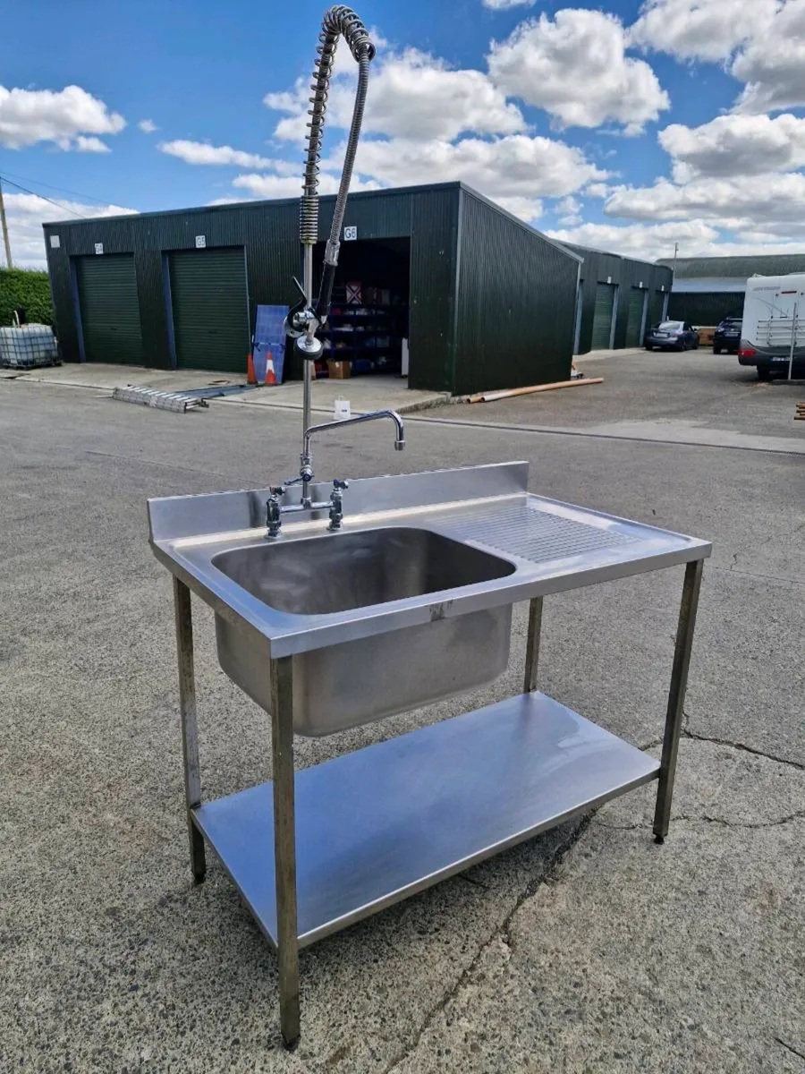 Stainless Steel Sink with Hose Tap - Image 1