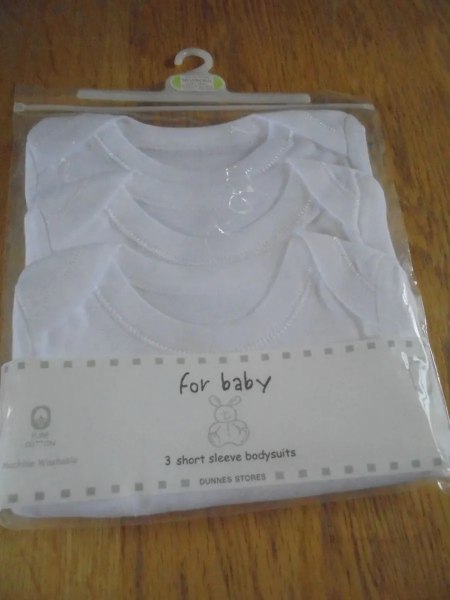 3 Shirt Sleeve Bodysuits for Sale - Image 1