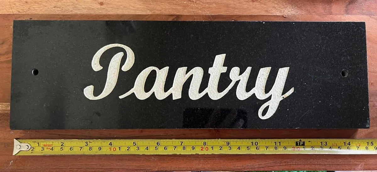 Stone Pantry sign. - Image 1