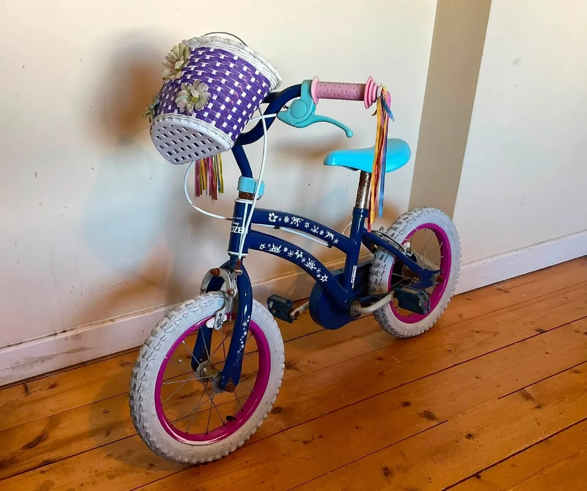 Disney Frozen Kids Bike – 12” Wheels | MV Sports - Image 1