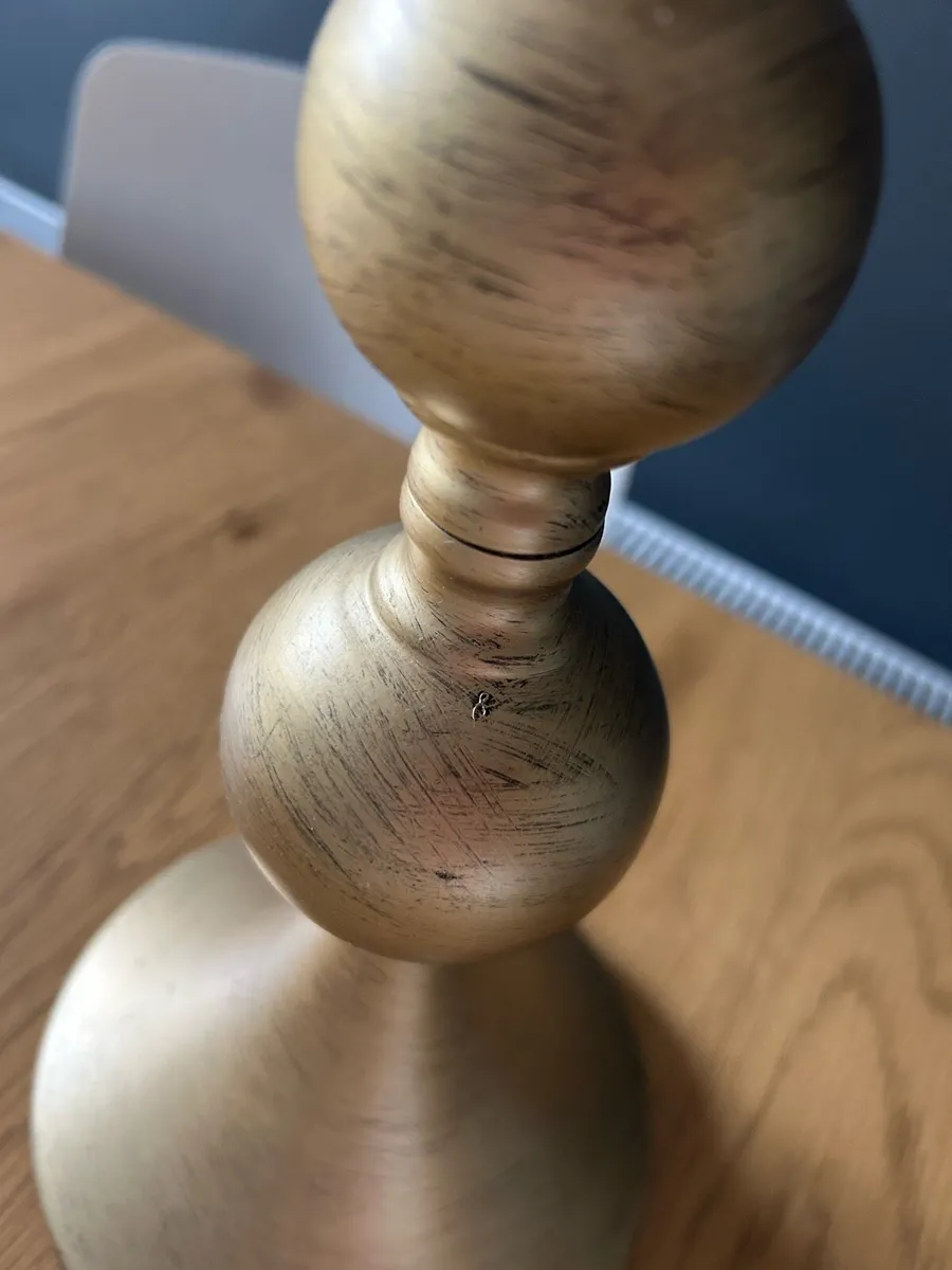glass candlestick. candle not included - Image 4