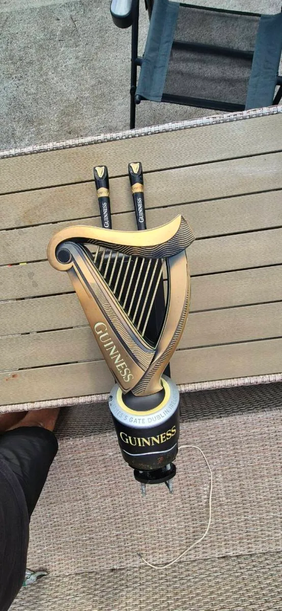 Fully Working Guinness "Hero" Harp Beer Tap Font - Image 1