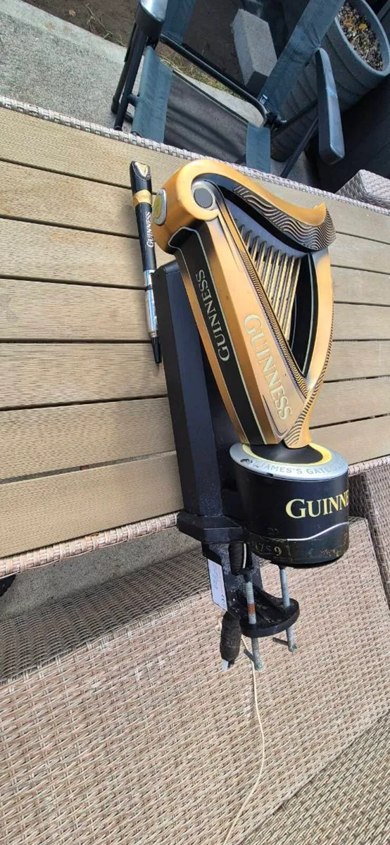 Fully Working Guinness "Hero" Harp Beer Tap Font - Image 3